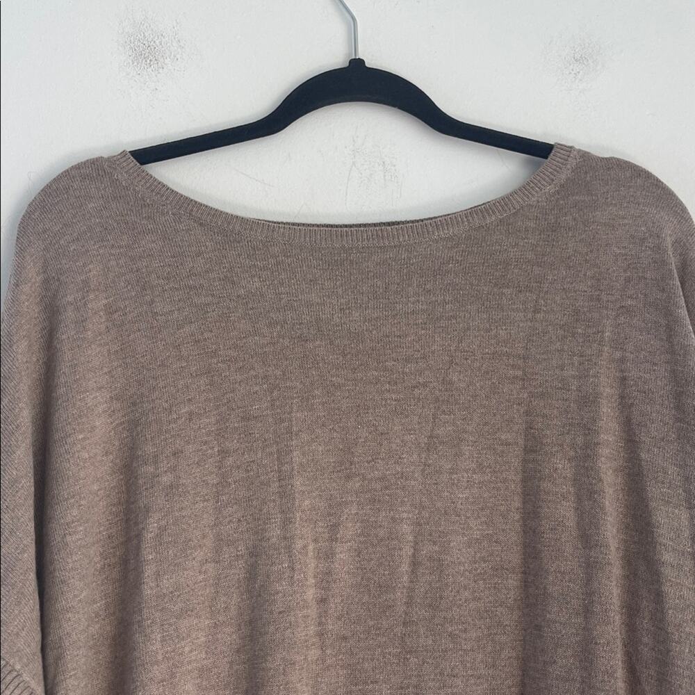 NWT LOFT oversized wide neck ribbed sleeves knit pullover sweater sz XL